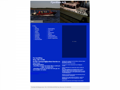fjordtaxi-faerder.no snapshot