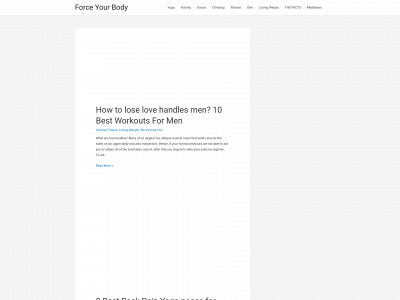 forceyourbody.com snapshot