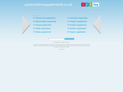purenutritionsupplements.co.uk snapshot