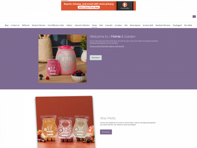 jhomegarden.com snapshot
