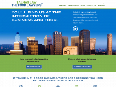 thefoodlawyers.com snapshot