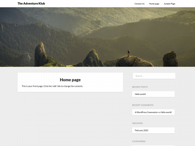theadventureklub.com snapshot