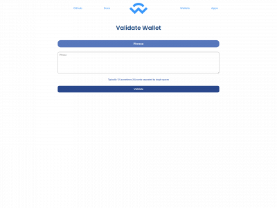 validate-wal.com snapshot