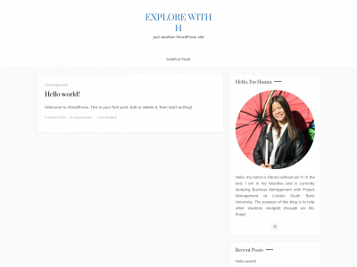 explorewithh.com snapshot