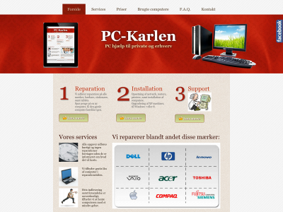 pckarlen.dk snapshot
