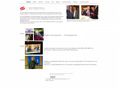 johnedwardhasse.com snapshot