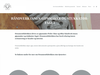 ornamentfabrikken.no snapshot