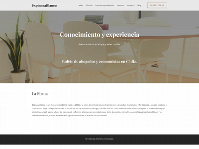 espinosablanco.com snapshot