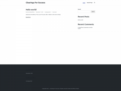clearingsforsuccess.com snapshot