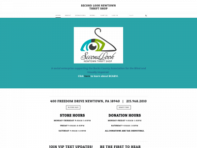 www.secondlookthrift.com snapshot