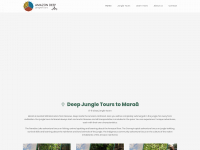 amazondeepjungletours.com snapshot