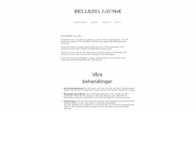 bellezzalounge.se snapshot