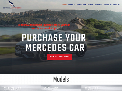 sentinelautomobile.com snapshot