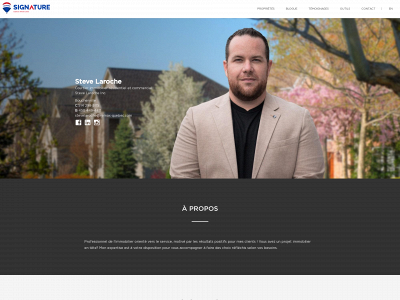 stevelarocheimmobilier.com snapshot