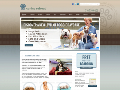 canineretreat.com snapshot