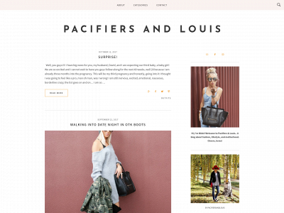 pacifiersandlouis.com snapshot