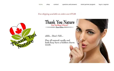 www.thankyounature.ca snapshot