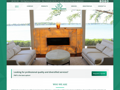 pmpmarble.com snapshot