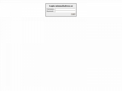 minmailadress.se snapshot
