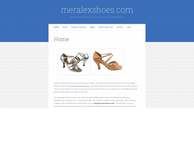 meralexshoes.com snapshot