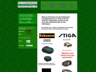 petterssonsrobotklippare.se snapshot