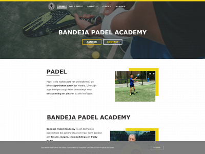bandejapadelacademy.be snapshot