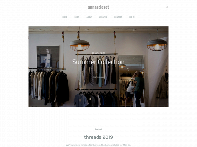www.annascloset.org snapshot