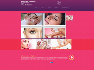 angelbeautysaloon.co.uk snapshot