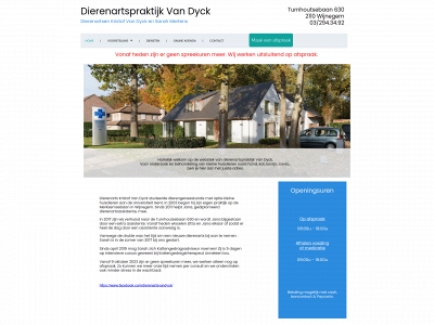 dierenartsvandyck.be snapshot