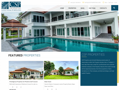 csp-properties.com snapshot