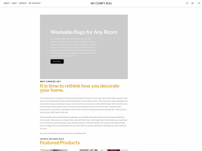 mycomfyrug.com snapshot