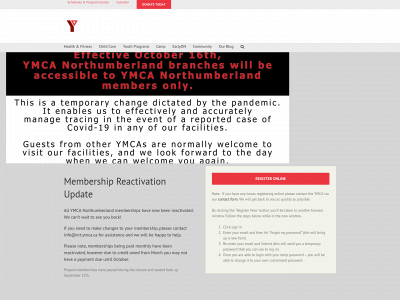 ymcanrt.org snapshot