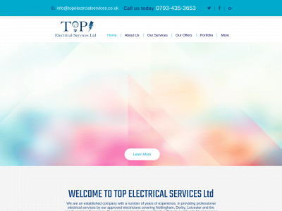 topelectricalservices.co.uk snapshot