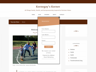 kornegayskorner.net snapshot