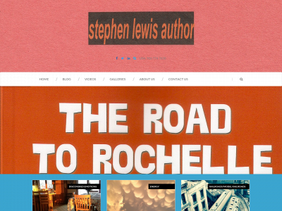 stephenlewisauthor.com snapshot