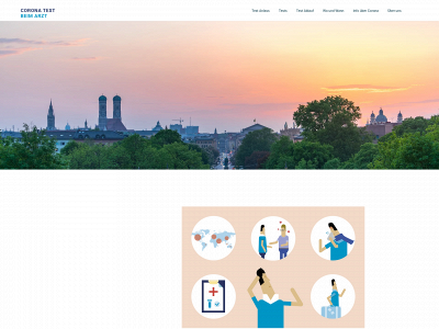 coronatest-münchen.de snapshot