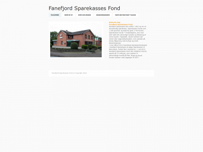 fanefjordsparekassesfond.dk snapshot