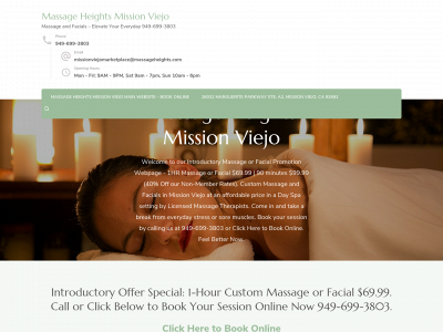 massageheightsmissionviejo.net snapshot