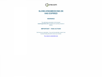 slowlivingmedicine.dk snapshot