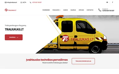 traliukas.lt snapshot