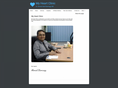 myheartclinic.net snapshot