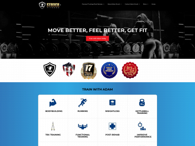 adamstrockfitness.com snapshot