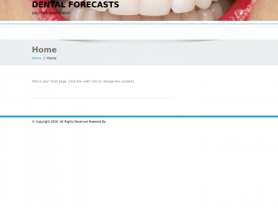dentalforecasts.com snapshot