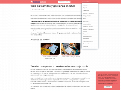 tramitesdechile.com snapshot