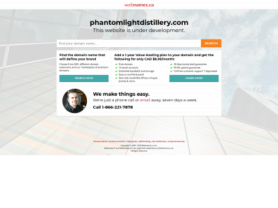 phantomlightdistillery.com snapshot