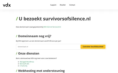 survivorsofsilence.nl snapshot