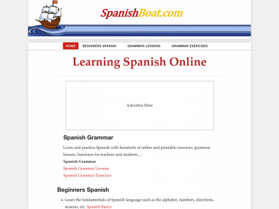 spanishboat.com snapshot