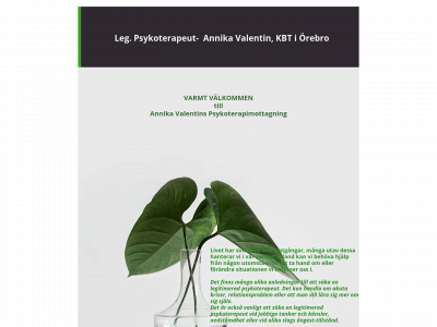 annikavalentin.se snapshot