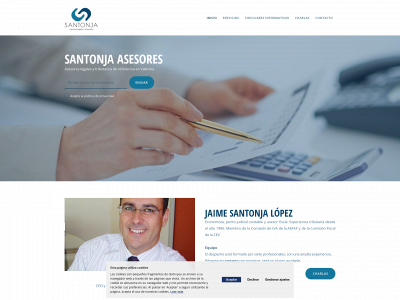 santonjaasesores.com snapshot