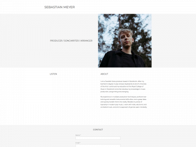 sebastianmeyer.se snapshot